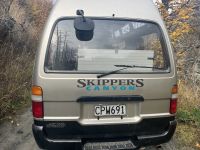 Unser Auto im Skippers Canyon