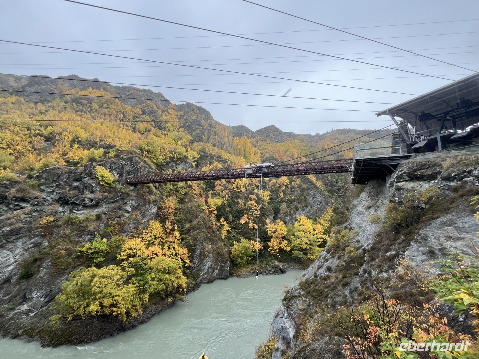 Bungee-Brücke über dem Kawarau River