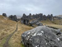 Steinformationen am Castle Hill