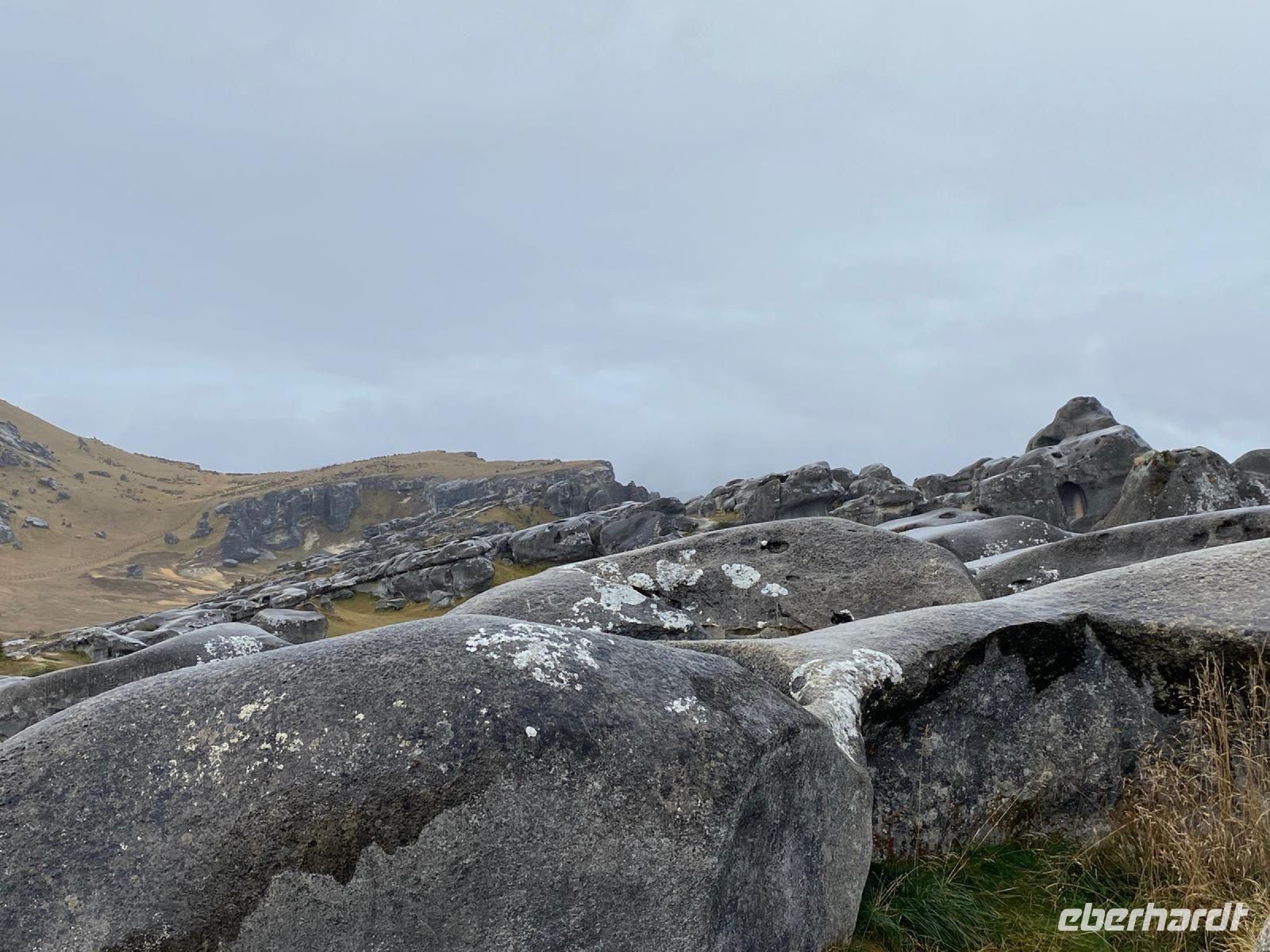Steinformationen am Castle Hill