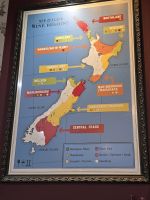 Blick auf die Regionen Neuseelands