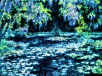 Bildershow mit Laser über Impressionismus und Claude Monet