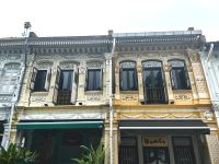 Alter Kolonialstil im arabischen Viertel in Singapur