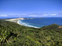 Am Cape Reinga treffen Tasmansee und Pazifik aufeinander