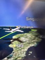 Erreichen in kürze Singapur!