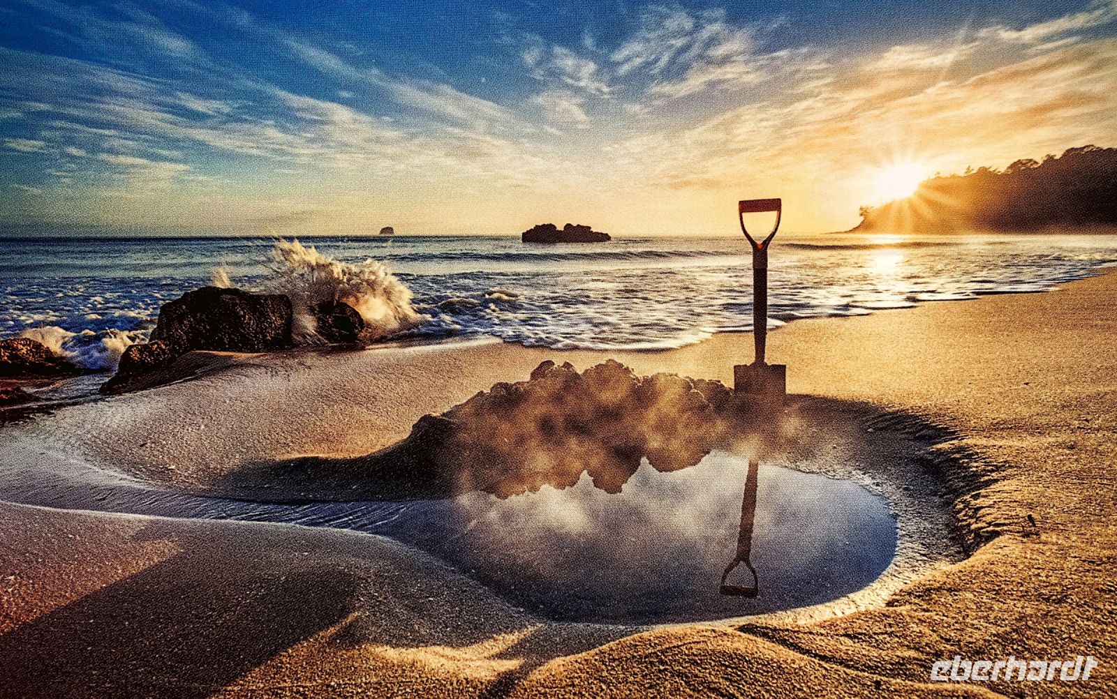 Hot Water Beach Coromandel Halbinsel