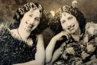 Maorifrauen, altes Foto