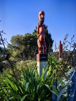 Maoriskulptur in Te Puia