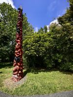 Maoriskulpturen in Wairakei