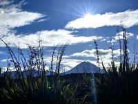 Mount Ngauruhoe bei gutem Wetter, Foto vom März 2024