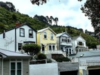 Häuser in Wellington am Victoria Hill