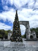 Weihnachtsdekoration in Christchurch 