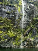 Es plätschert nur so von oben, Milford Sound