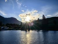 Abendstimmung auf der Walters Peak Farm