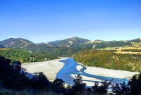 Flußlandschaft kurz vor Christchurch