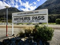 Kurze Pause am Arthur's Pass