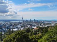 Ausblick von mount Eden, Auckland 