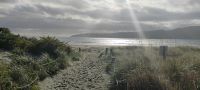 Paraparaumu beach, Blick auf Kapiti Island