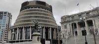 Parlament Wellington, (beehive)