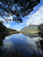 12.03.2025: Mirror Lake im Fjordland Nationalpark