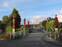 Te Puia, Eingang zur Schnitzschule