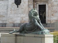 Wellington, der Löwe räkelt sich im Regierungsviertel.