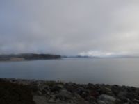 Lake Pukaki, gerade vor uns sollte jetzt der Mount Cook erscheinen. 