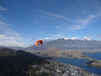Queenstown, Blick von Bob's Peak auf Ort und See.