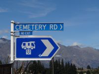 Queenstown, die Friedhofsstraße ist eine Sackgasse - auch im übertragenen Sinn.