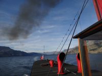 Queenstown, TSS Earlslaw, vier Heizöfen sorgen für Dampf im Kessel.