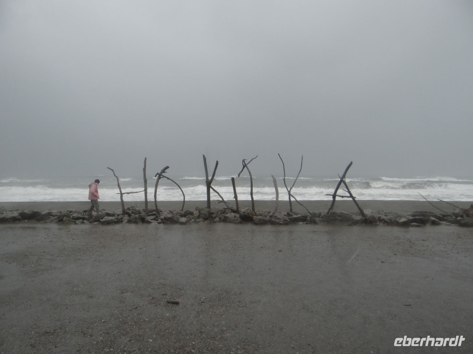 Hokitika, es regnet seit 24 Stunden.