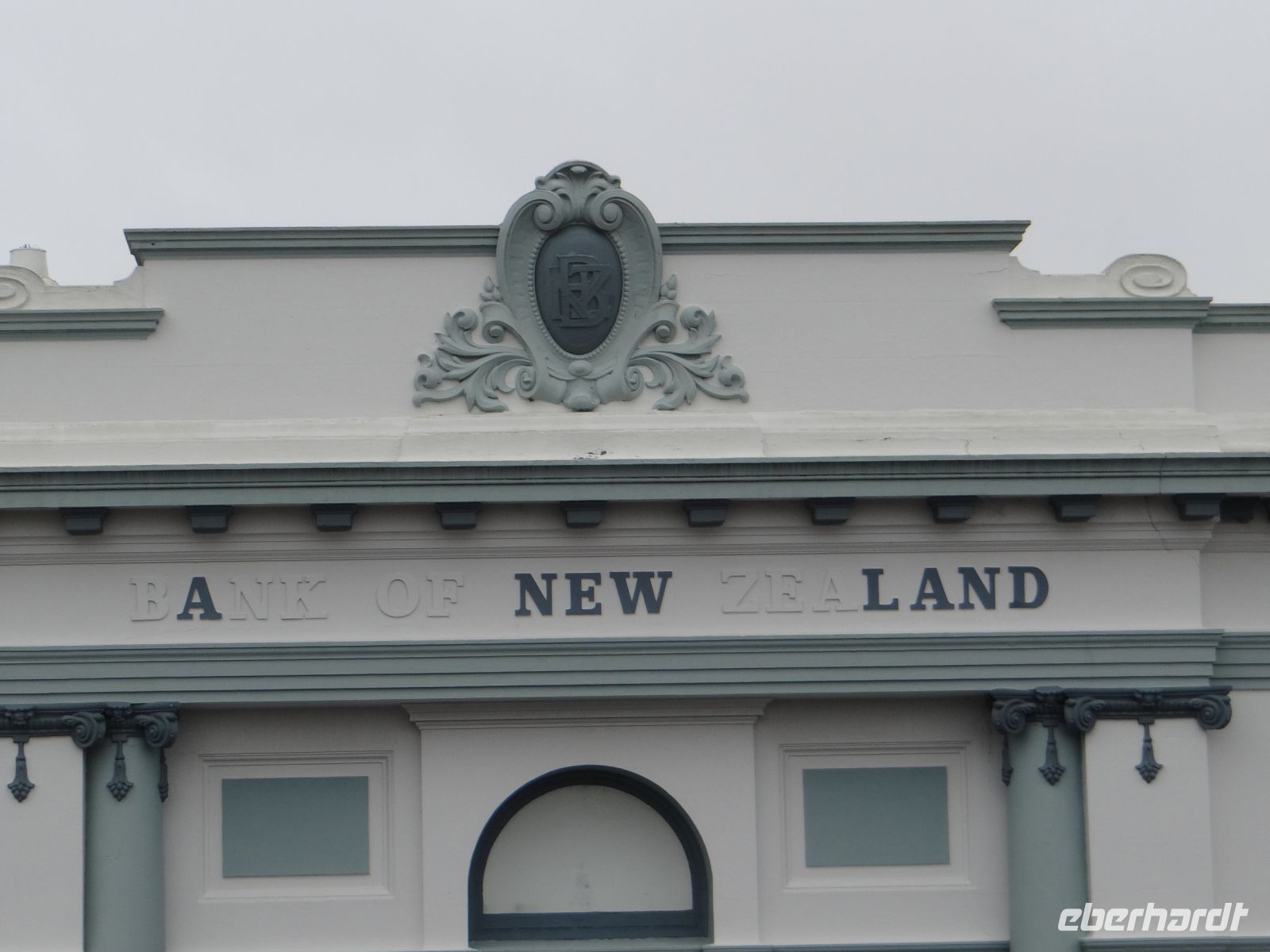 Greymouth, aus der Bank wurde ein Kreativzentrum.