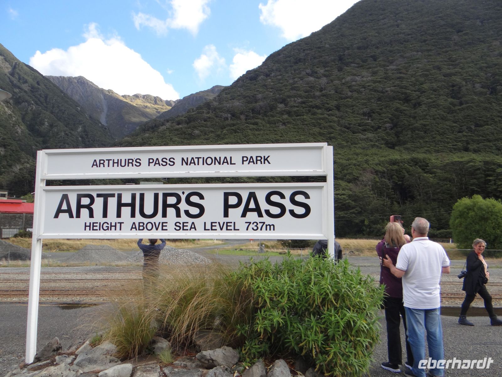 Der höchste Punkt unserer Reise. Die Wolken stehen hoch und geben die Sicht frei.