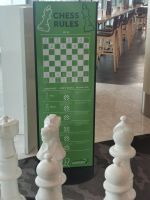 Christchurch, im Flughafen kann man das Schach spielen lernen.