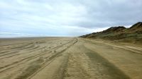 Große Rundreise Neuseeland: Ninety Mile Beach.