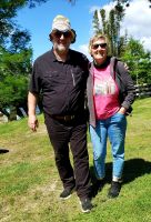 Große Rundreise Neuseeland: Unser Driver-Guide Peter mit meinem Sonnenhut.