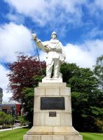 Große Rundreise Neuseeland: Robert Scott Denkmal, Christchurch. 