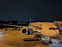 Maschine zum Abflug bereit