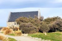 Große Neuseeland Rundreise: Kirche des guten Hirten in Tekapo.