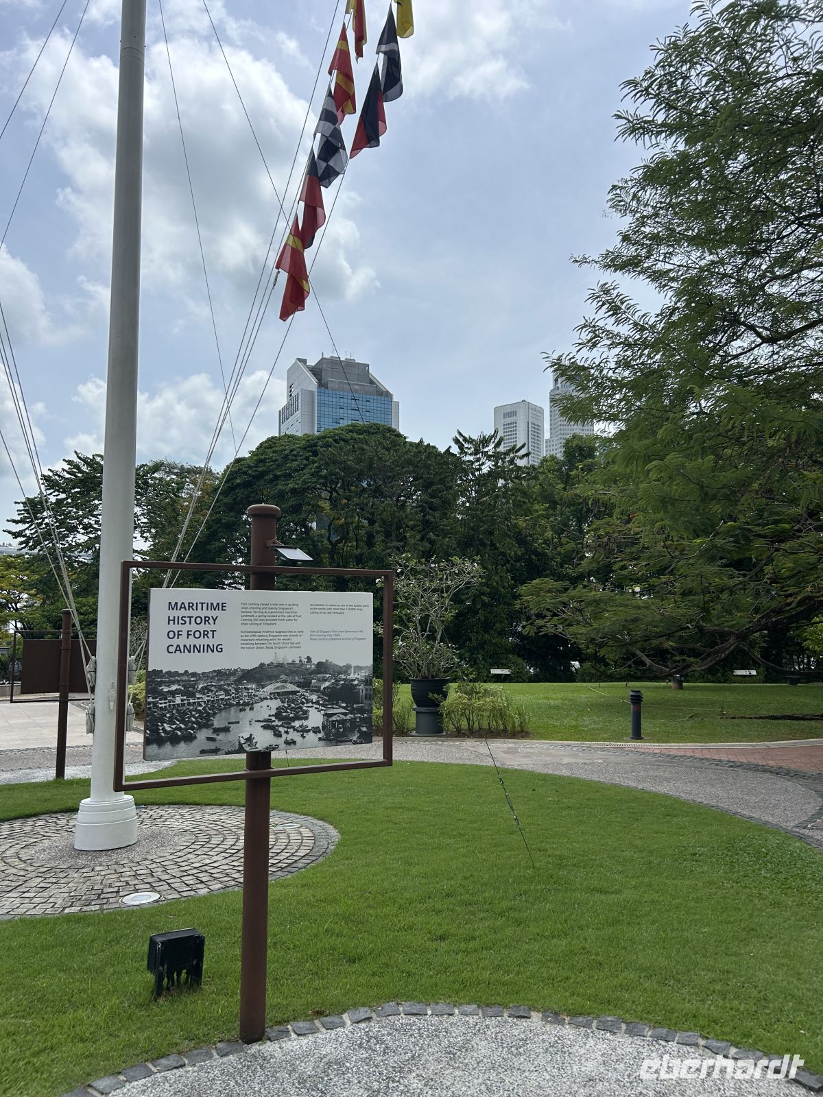 Raffles House im Fort Canning Park 