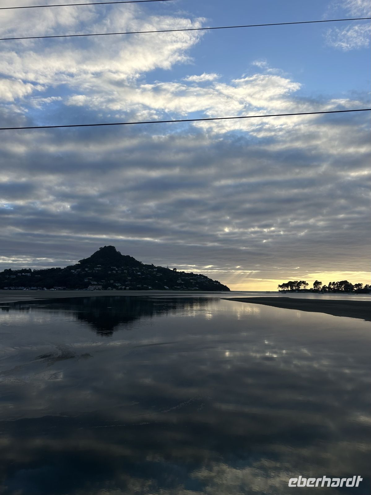 Sonnenaufgang Tairua mit Paku Hill