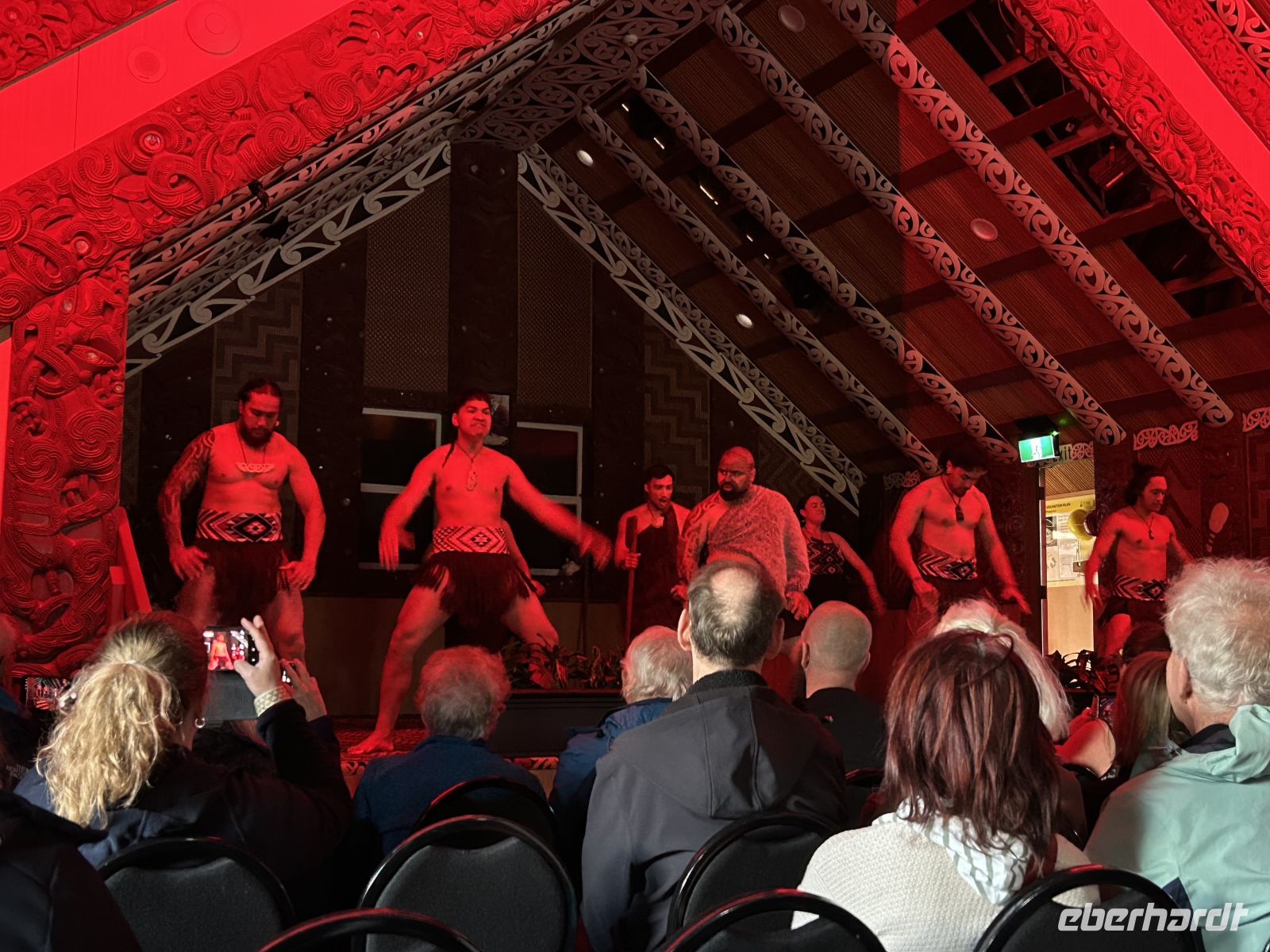 Haka Kriegstanz - Te Puia Maori-Abend