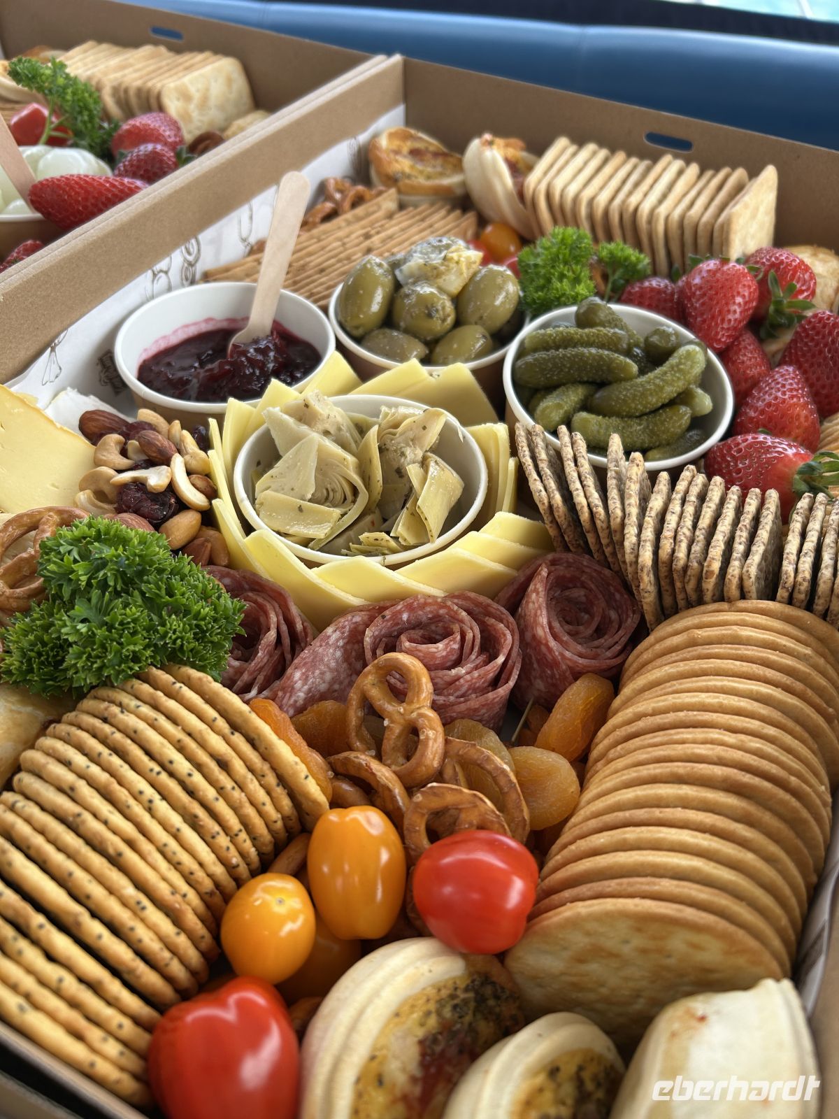 Lunch auf dem Katamaran