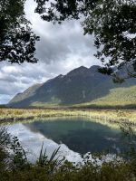 Mirror Lakes Fjordland Nationalpark