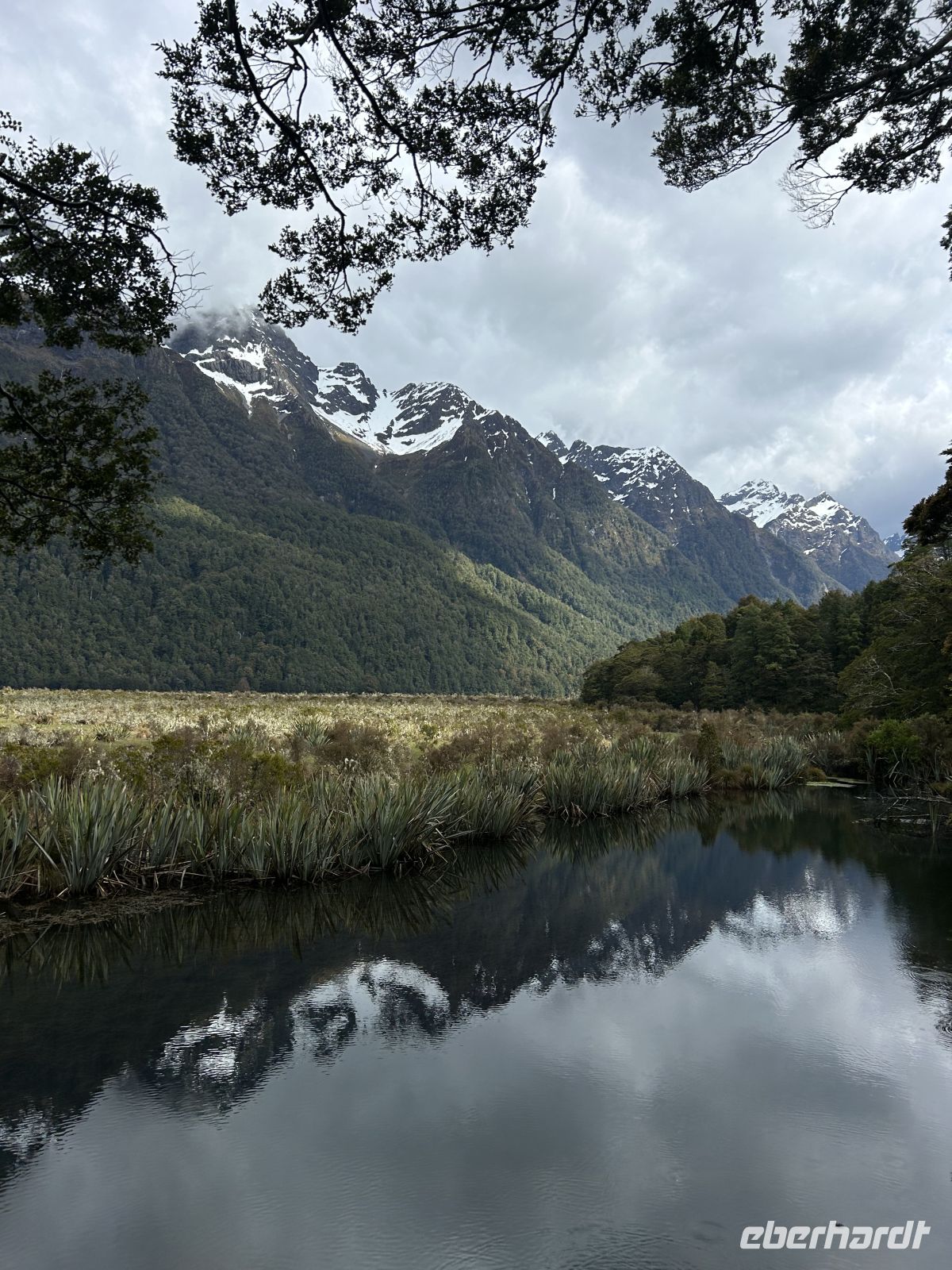 Mirror Lakes Fjordland Nationalpark