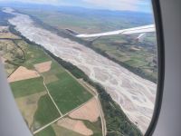 Gletscherfluss von oben