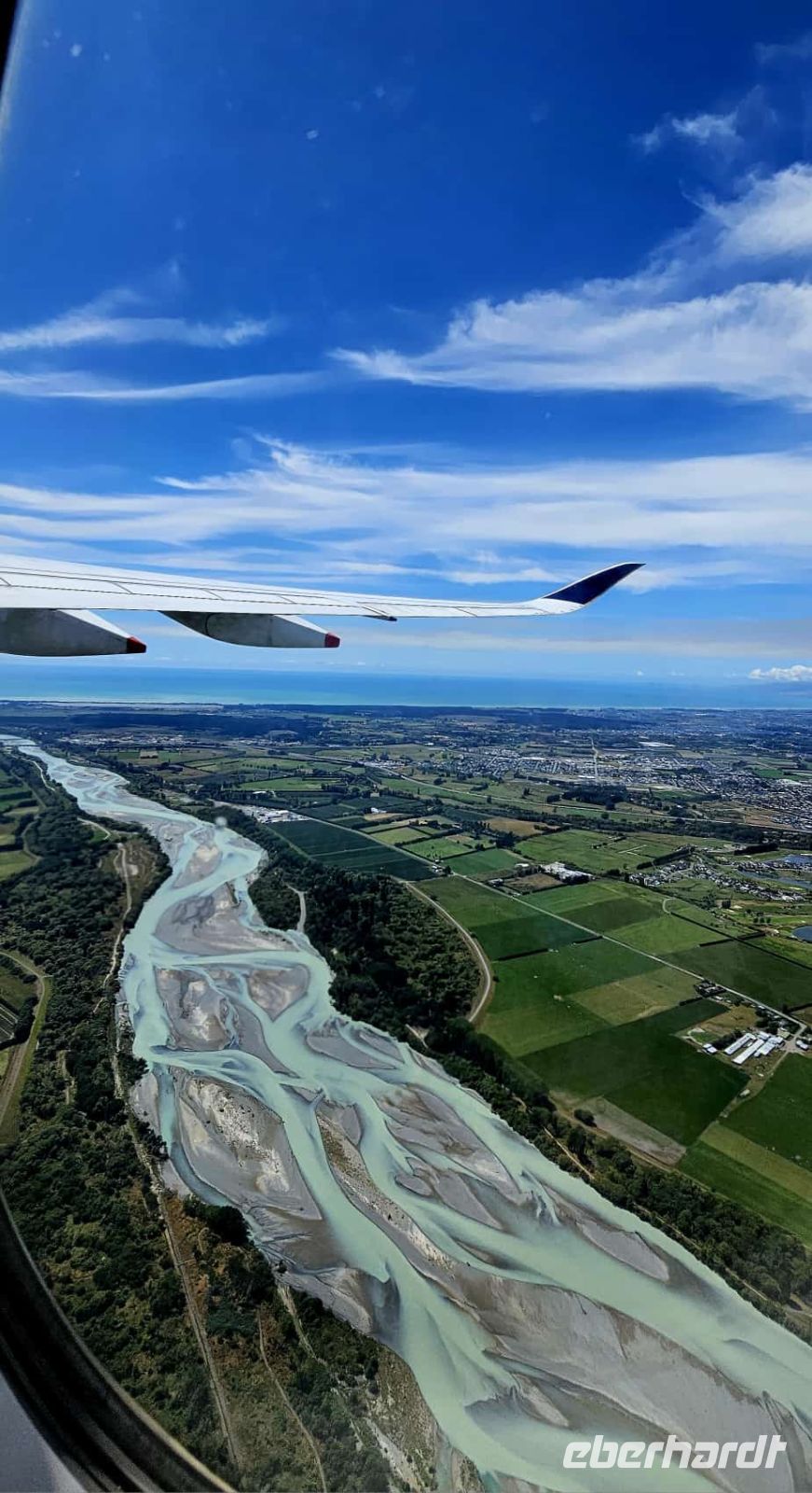 Abflug von Christchurch 