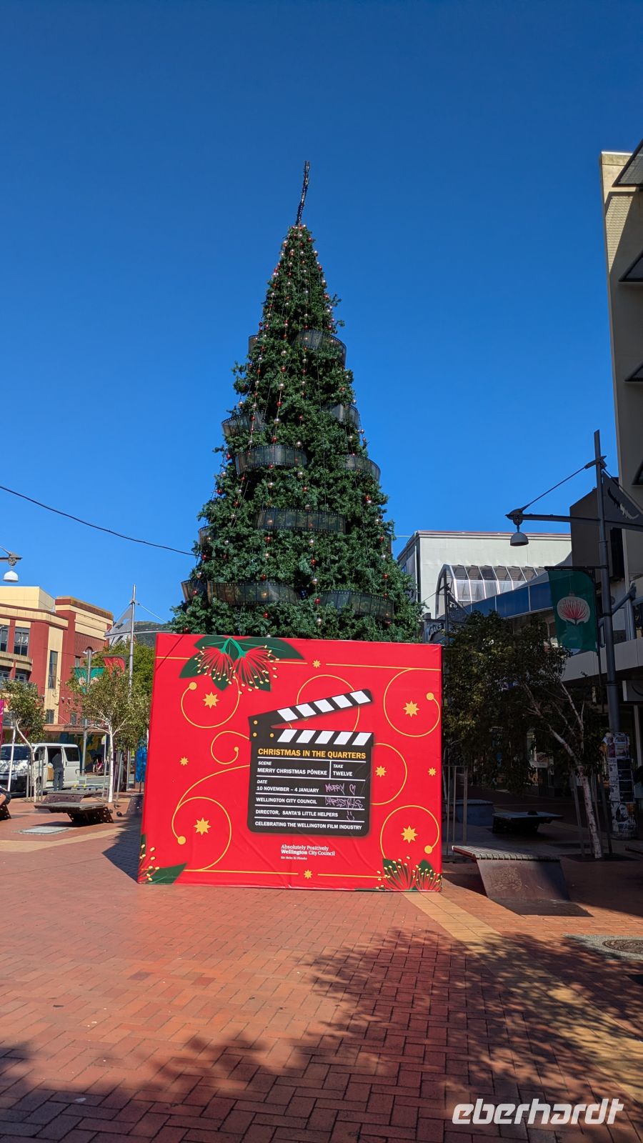 Unser Weihnachtsbaum in Wellington