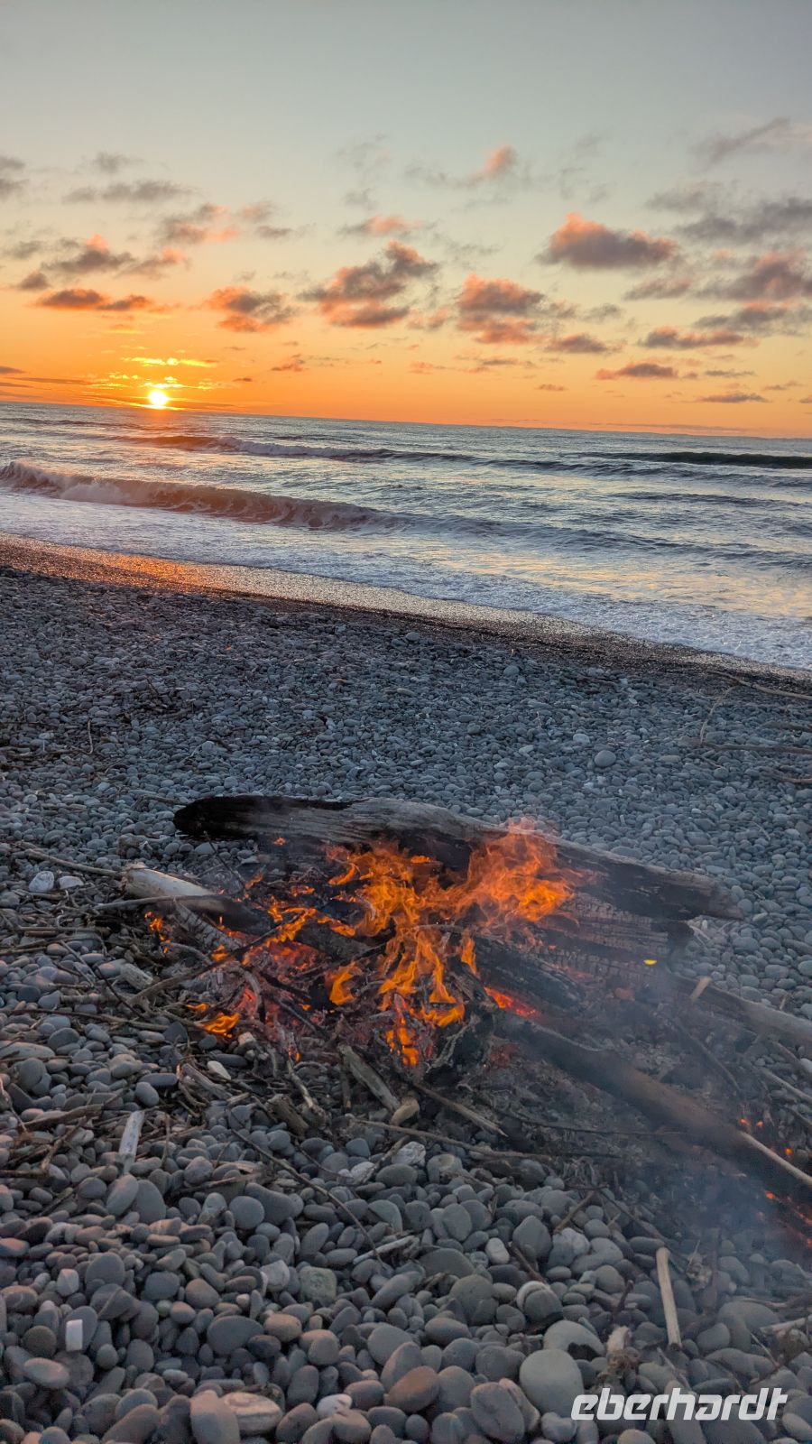 Lagerfeuer am Strand