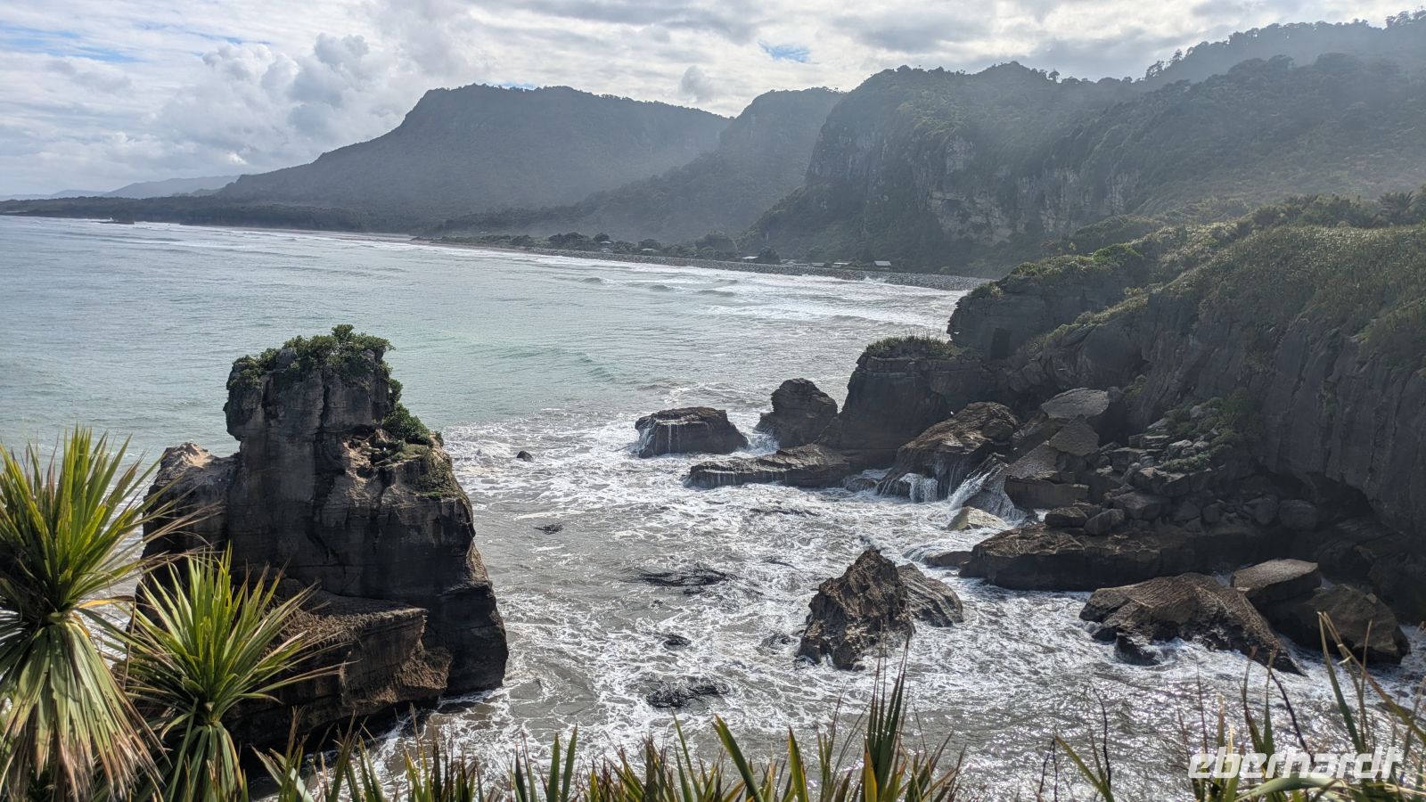 Pancake Rocks und Blowholes 